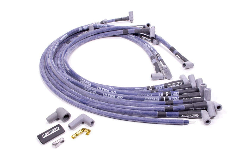 Moroso 73616 Ultra 40 Race Ignition Wire Set, BBC HEI