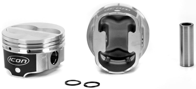 ICON IC9913KTM.030 FHR Piston Kit w/ Rings - Chevy 350 5.700" Rod