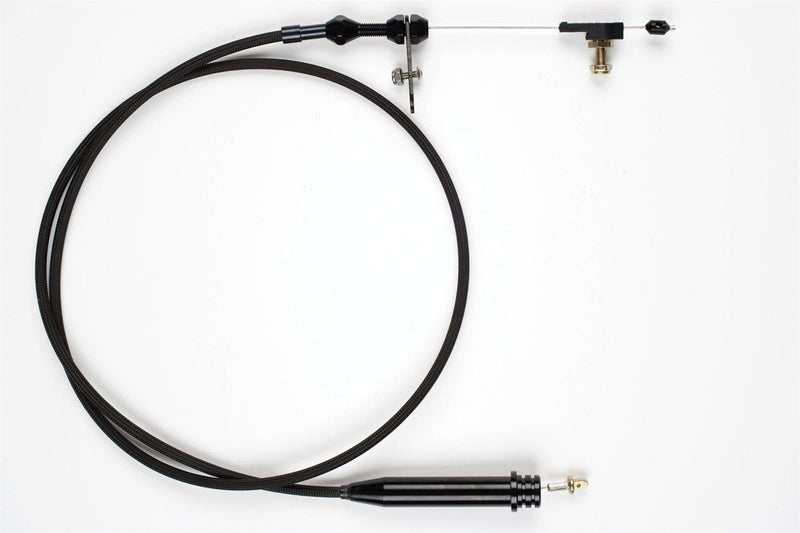 Lokar XKD-2350HT Kickdown Cable Kit with Black Stainless Steel Housing and Black Aluminum Fittings for GM TH-350 Transmission