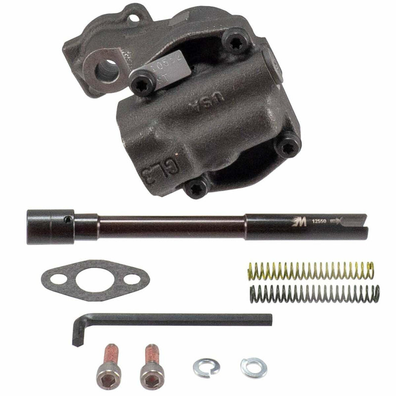 Melling 10552ST Shark Tooth Oil Pump, High-Volume, High-Pressure - SB Chevy