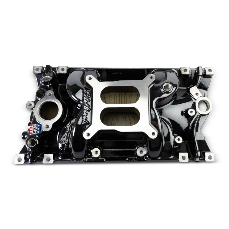 Edelbrock 2716-BP Performer EPS Intake Manifold, Chevy Vortec / E-Tec - Black Plasma