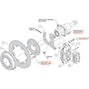 Wilwood 140-0263-BD Forged Dynalite Rear Drag Brake Kit Rear End: 12-Bolt Flange