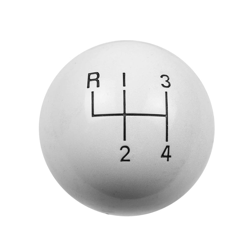 Hurst 1630003 Shift Knob - White 4 Speed 3/8-16 Threads