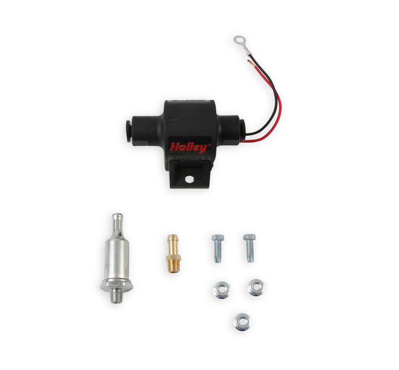 Holley 12-427 32 GPH Holley Mighty Mite Electric Fuel Pump, 4-7 PSI