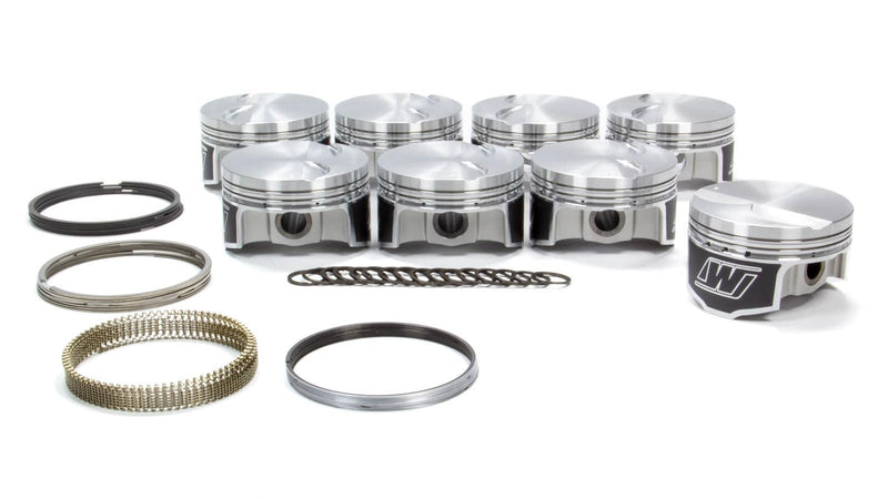 Wiseco Piston and Ring, LS Standard Stroke, Forged, 4.070 in Bore, 1.2 x 1.2 x 3.0 mm Ring Groove, Minus 3.2 cc, GM LS-Series, Kit,K398X7