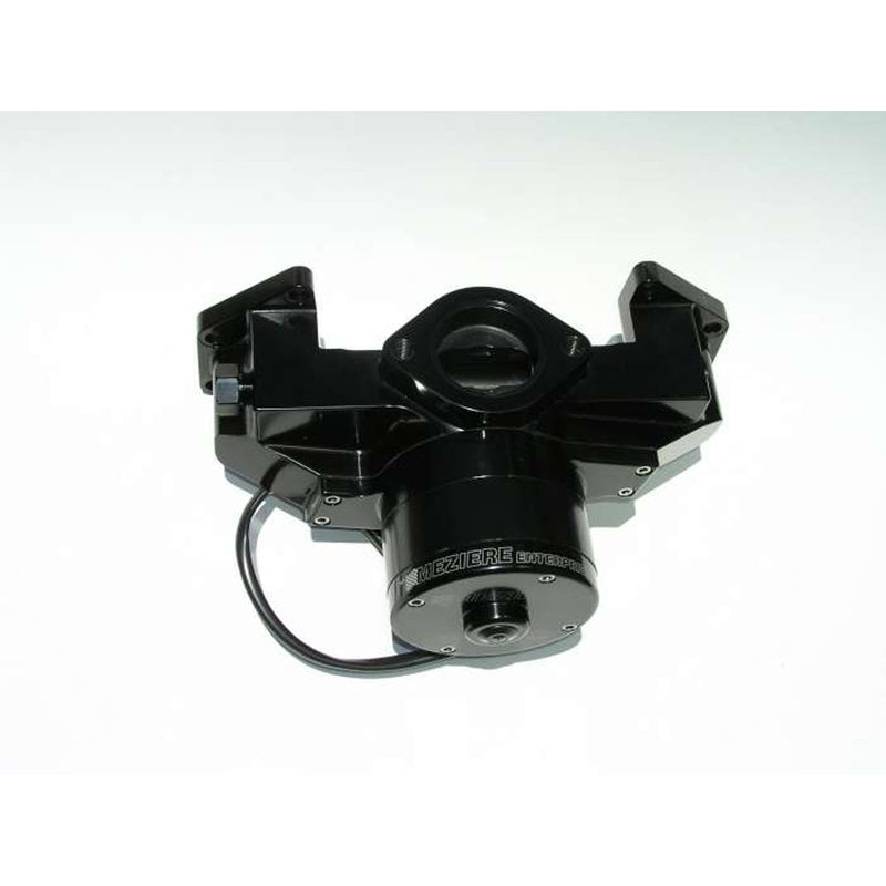 Meziere WP106S Black Billet Electric Water Pump for Big Block Mopar