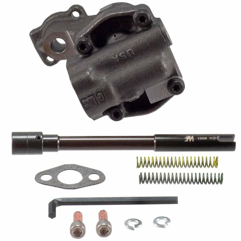 Melling 10555ST Shark Tooth Oil Pump, High-Volume, High-Pressure - SB Chevy