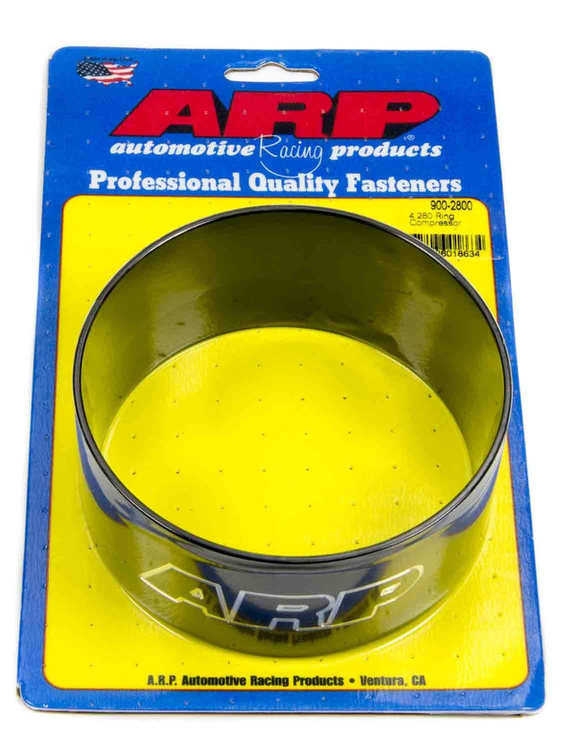 ARP Piston Ring Compressor, 4.280 in Bore, Tapered, Aluminum, Black Anodized, Each