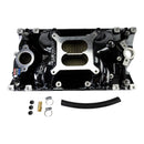 Edelbrock 7516-BP Intake Manifold Performer RPM Air Gap Dual Plane Aluminum