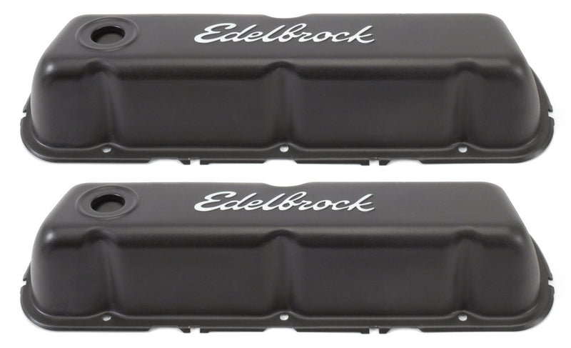Edelbrock Signature Series Black Valve Covers 4603