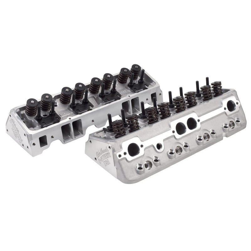 Edelbrock 5089 Small-Block Chevy E-Street Cylinder Heads 64cc