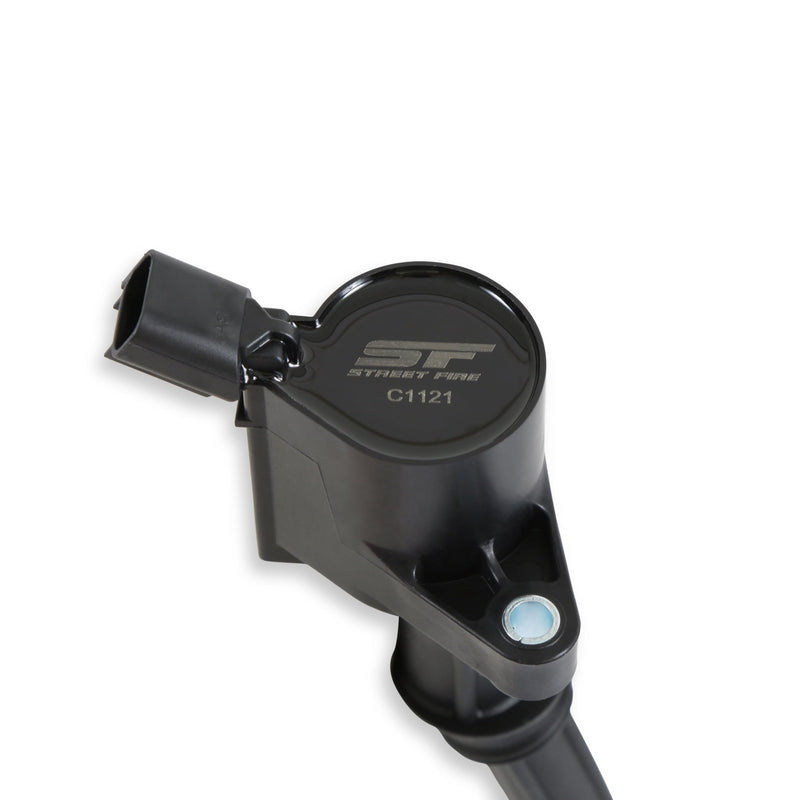 MSD 55128 Street Fire Igntion Coils 1998-2014 Ford 4.6L/5.4L 2-Valve Engines, Black, 8-Pack