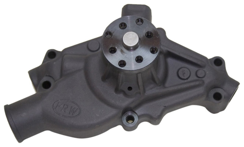 PRW Power 1430222 Water Pump Mechanical High-Volume Clockwise Aluminum Black