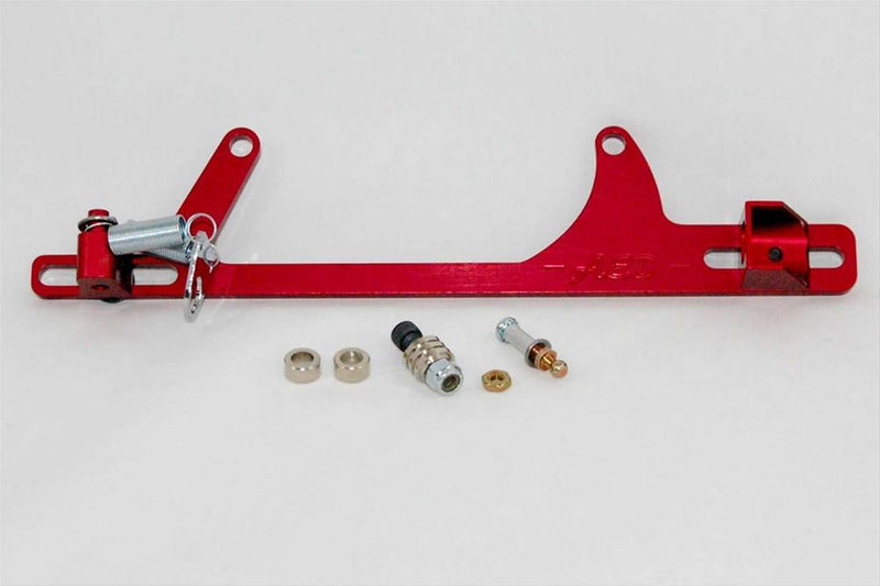 AED Performance 6605R Billet Throttle Cable And Spring Bracket - Red