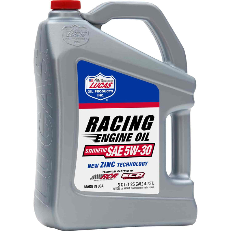Lucas Oil 10886 Synthetic SAE 5W-30 Race Oil 5 Quart