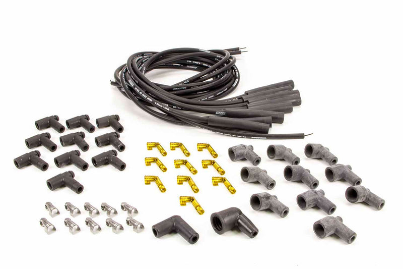 Moroso 73815 Ultra 40 Race Ignition Wire Set, Black 180° Boot