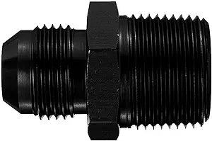 Aeroquip FCM5004 Male AN Pipe Adapter  -06AN, 1/4" Pipe - Black