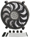 Derale 18214 14'' H.O. Single RAD Pusher/Puller Fan with Standard Mount Kit