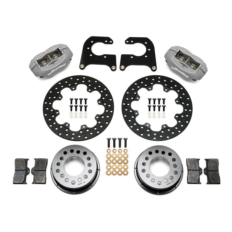 Wilwood 140-0263-BD Forged Dynalite Rear Drag Brake Kit Rear End: 12-Bolt Flange
