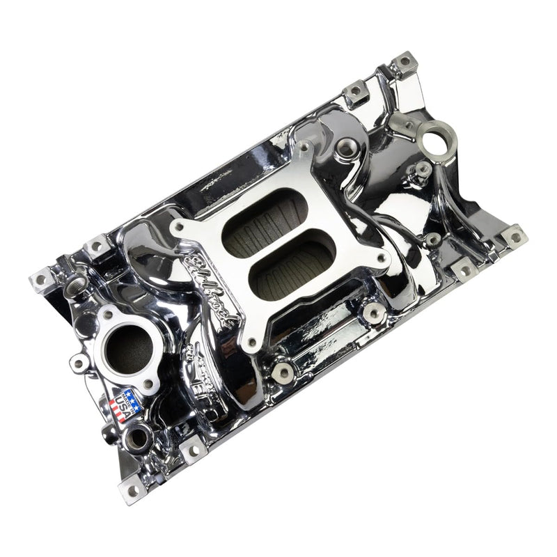 Edelbrock 2716-CP Performer EPS Intake Manifold, Chevy Vortec/E-Tec - Chrome Plasma