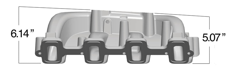 Holley 300-129 Left Side Dual Plane Mid-Rise Intake