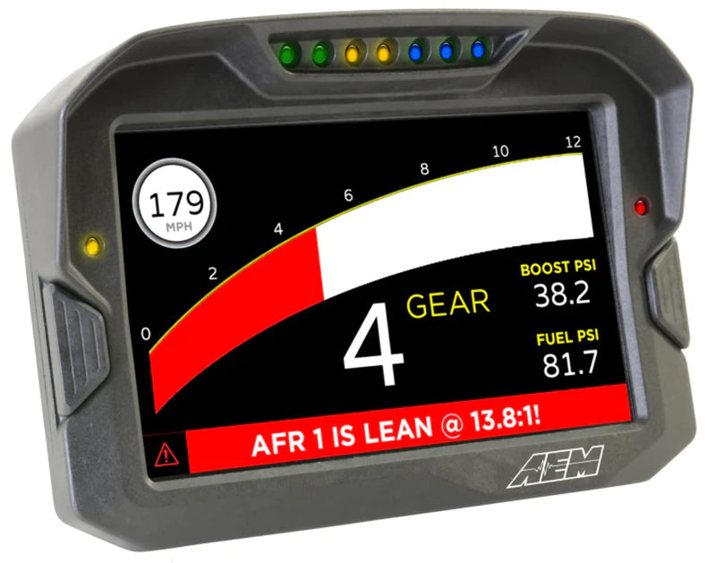 AEM 30-5700 CD-7 Carbon Digital Dash Display (Non-Logging), 7" Screen