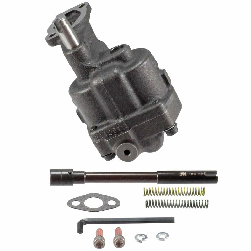 Melling 10555ST Shark Tooth Oil Pump, High-Volume, High-Pressure - SB Chevy