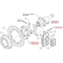 Wilwood 140-2119-BD Forged Dynalite Rear Drag Brake Kit Rear End: Big Ford New