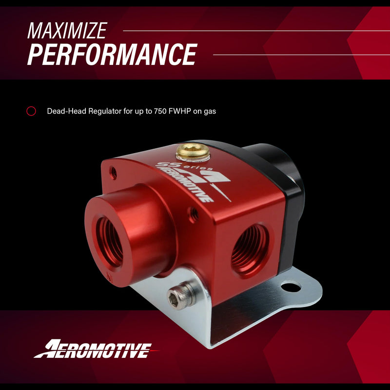 Aeromotive 13201 Ss-Series orb-06 Carburetor Regulator - Adjustable 5-10 psi