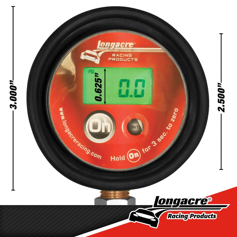 Longacre 52-53003 Semi-Pro Digital Tire Pressure Gauge 0-60 PSI