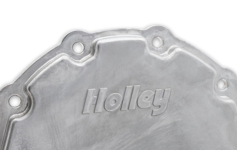 Holley 21-152 Cast Aluminum Timing Cover, Fits Chevy Small Block, w/ Crank Sensor