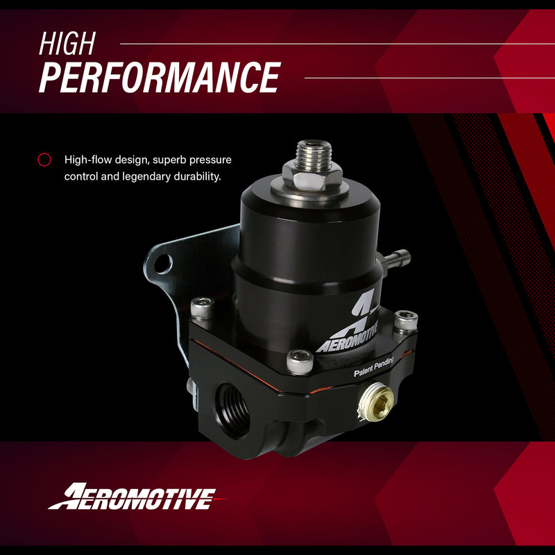 Aeromotive 13139 Regulator, New A1000, Adjustable, EFI, (2)-8 Inlets, (1) -6 Return