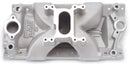 Edelbrock 2901 Intake Manifold Victor Jr. Single Plane Aluminum Natural 2-Barrel