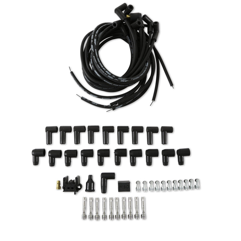 MSD 5553 Street-Fire Wire Set 8 Cyl 90??, Sock/ HEI, Universal