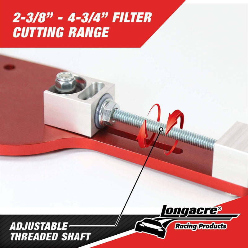 Longacre 52-77750 Oil Filter Cutter, 2-3/8" to 4-3/4"