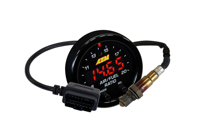 AEM 30-0334 X-Series Wideband UEGO AFR Sensor Controller Gauge, OBDII
