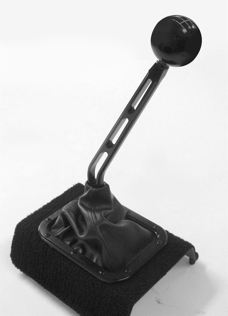 Lokar XMSL611D Black 10" Billet Aluminum Manual Shift Lever for TKO 500-600 Transmission