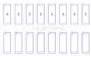 King CR807XPNDSTDX XP-Series Rod Bearings, Small Block Chevy