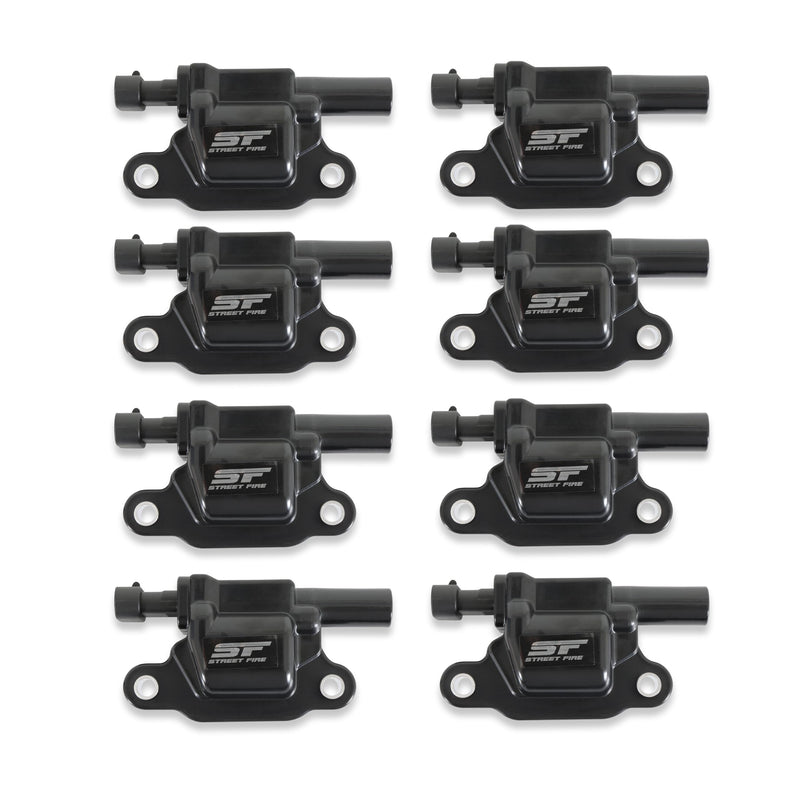 MSD Street Fire 55118 Ignition Coils - Black - 8-Pack