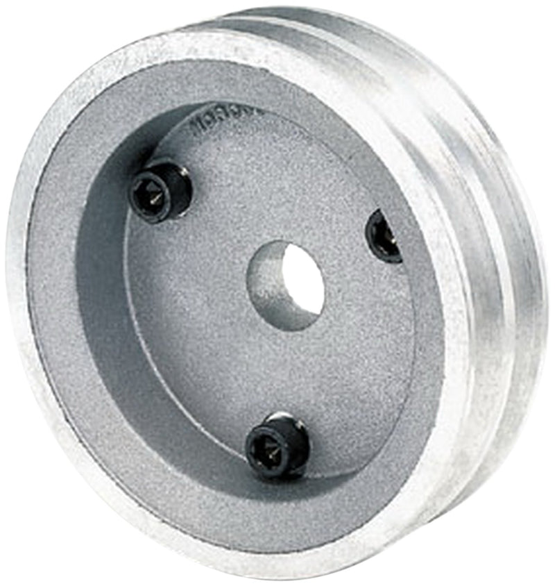 Moroso 64060 Double Groove Crank Pulley, Cast Aluminum, Fits Small Block Chevy Engines