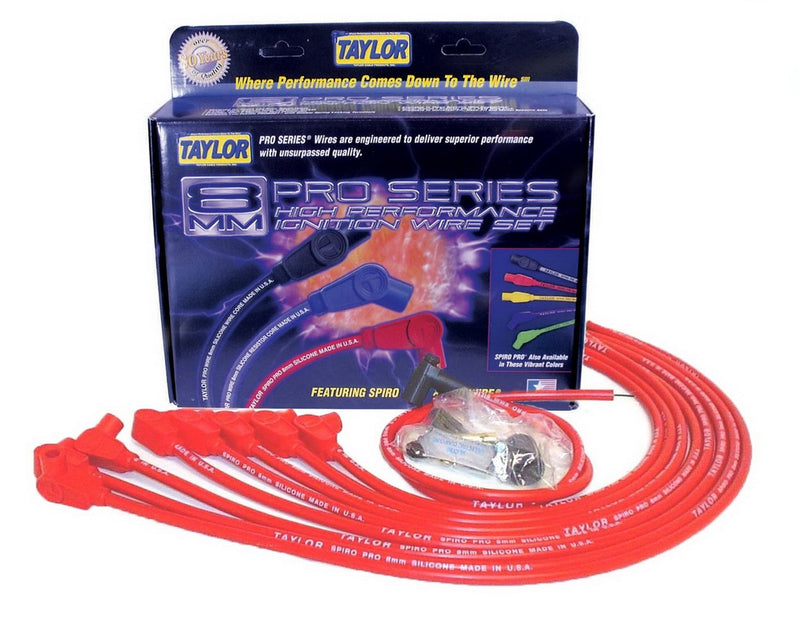 Taylor Spiro-Pro Race-Fit Spiro-Wound Core Spark Plug Wire Sets 76228