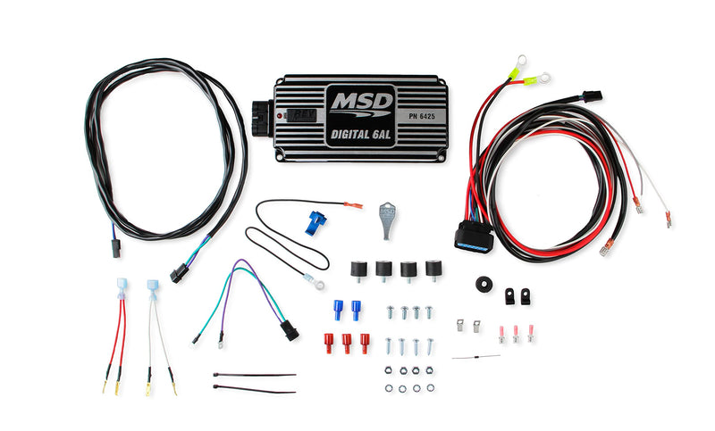 MSD 64253 Black, 6AL, Digital Ignition w/Rev Control
