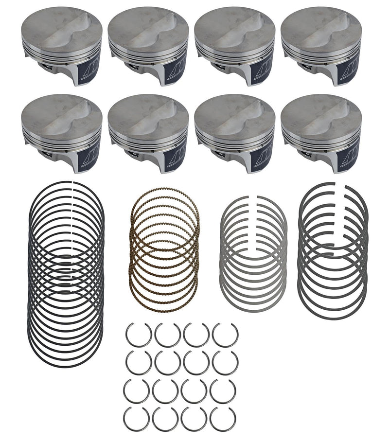 Wiseco RED0002X3 Pistons Red Series Forged Aluminum 4.155 Bore -6.60cc Flat