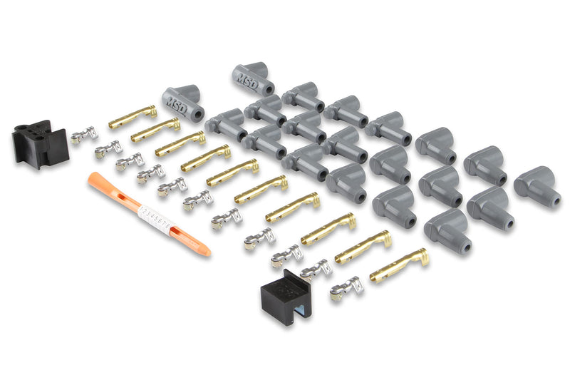 MSD 31239 Super Conductor Spark Plug Wire Set 8 Cyl 90 Deg Plug, Socket/HEI Cap
