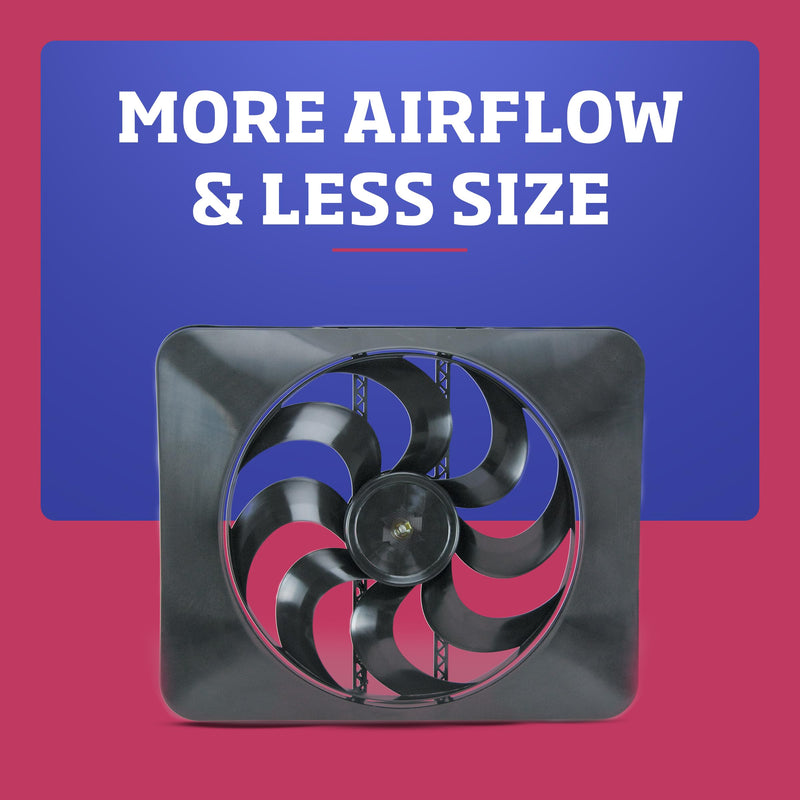 Flex-A-Lite Black Magic Xtreme Series Electric Fans 104367