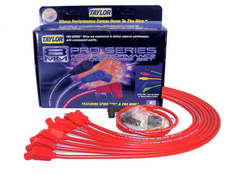 Taylor Spiro-Pro Race-Fit Spiro-Wound Core Spark Plug Wire Sets 76232