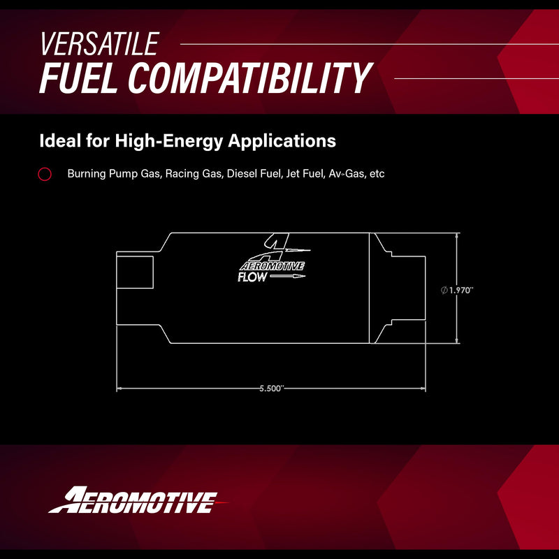 Aeromotive 12604 100-M Stainless Element: ORB-10 Filter Housings
