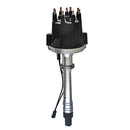 Engine Works 1SC-BK Billet Race Distributor, Adjustable Collar - Chevy V8 - Black Cap