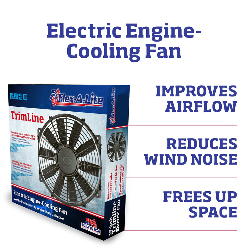 Flex-A-Lite Trimline Electric Fans 105387
