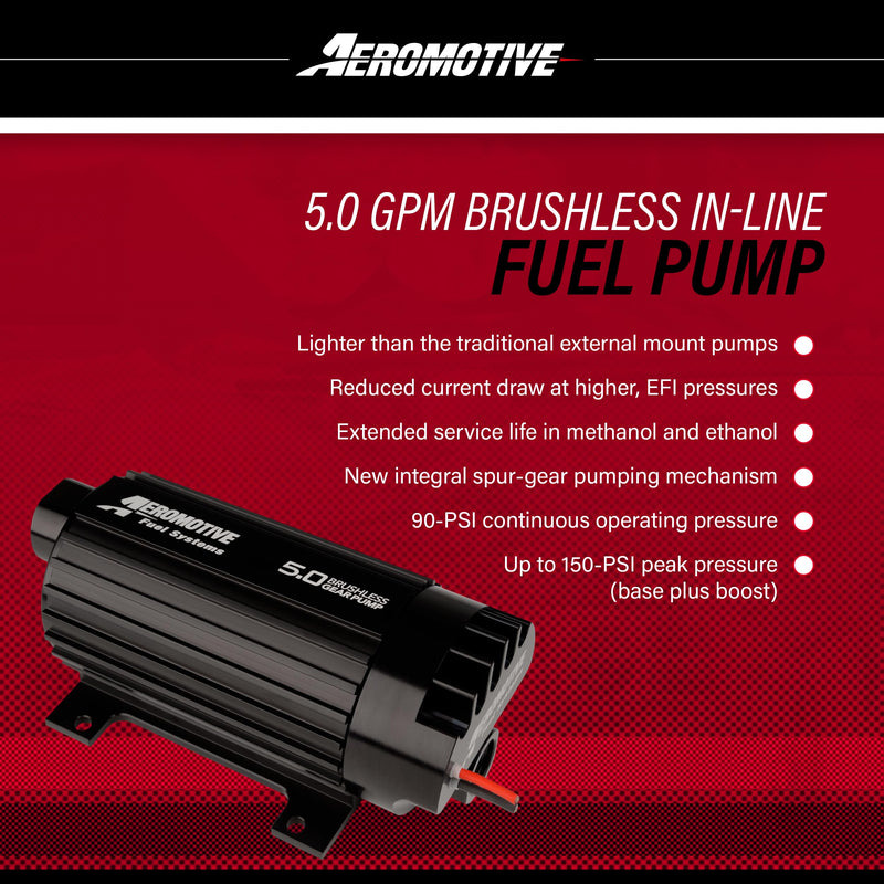 Aeromotive 5.0 GPM Brushless Gear Pumps 11186